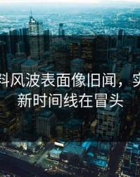吃瓜爆料风波表面像旧闻，实际还有新时间线在冒头