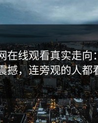 揭秘51网在线观看真实走向：一段录音引发震撼，连旁观的人都看沉默了